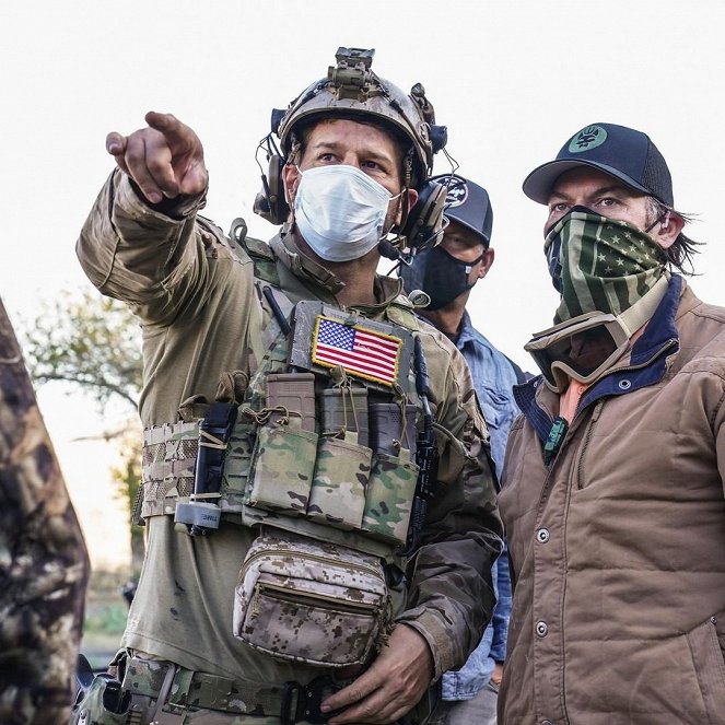 SEAL Team - Schlacht an der Pipeline - Dreharbeiten - David Boreanaz