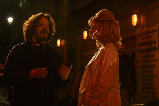 Last Night in Soho - Van de set - Edgar Wright, Anya Taylor-Joy