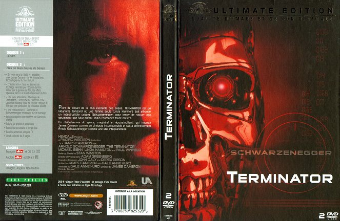 Terminator - Carátulas