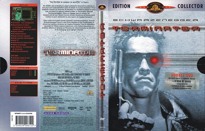 Terminator - Carátulas