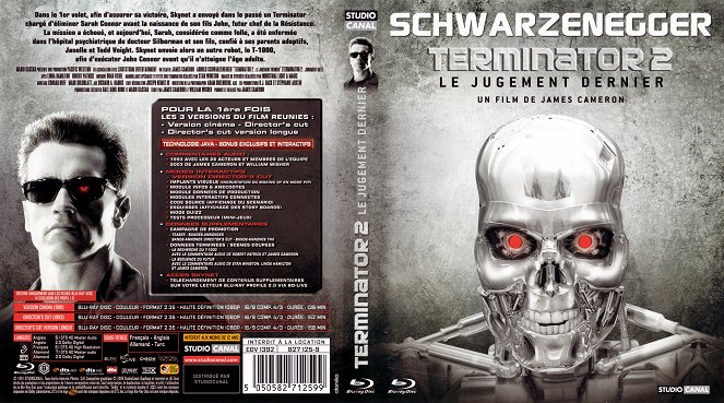 Terminator 2: El juicio final - Carátulas