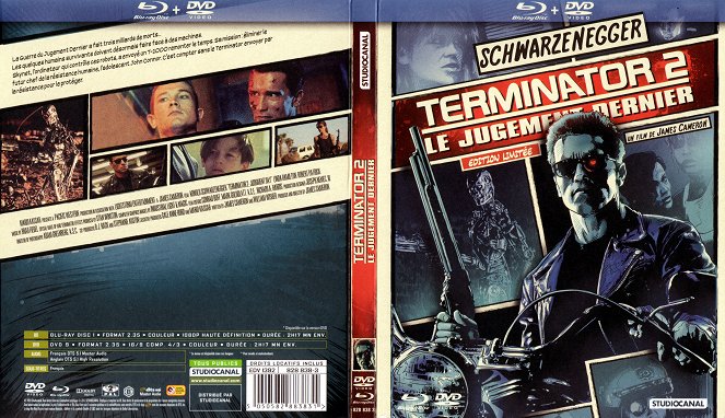 Terminator 2: El juicio final - Carátulas
