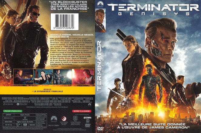 Terminator: Génesis - Carátulas