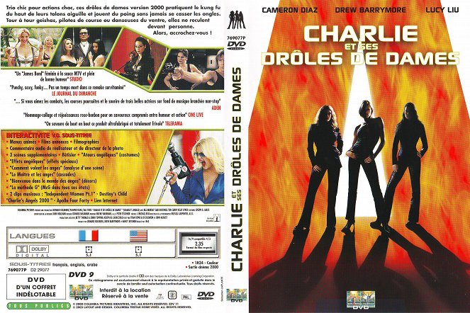 Los ángeles de Charlie - Carátulas