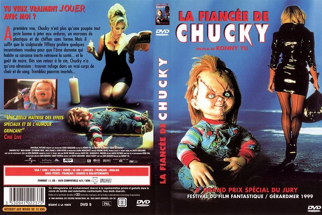 La novia de Chucky - Carátulas