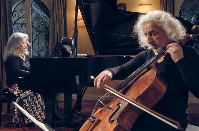 Concert privé chez Martha Argerich - Filmfotók - Martha Argerich, Mischa Maisky