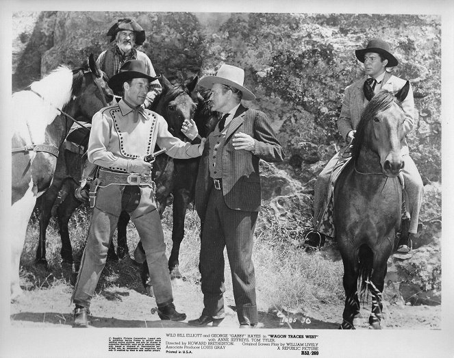 Wagon Tracks West - Lobbykarten - George 'Gabby' Hayes, Bill Elliott