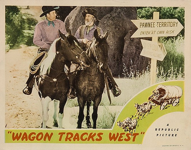 Wagon Tracks West - Fotocromos