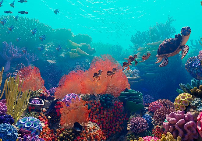 Picúr és az elvarázsolt korallzátony legendája - Filmfotók