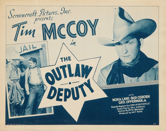 The Outlaw Deputy - Cartes de lobby