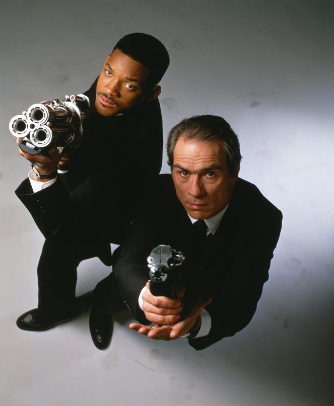 Men in Black - Sötét zsaruk - Promóció fotók - Will Smith, Tommy Lee Jones