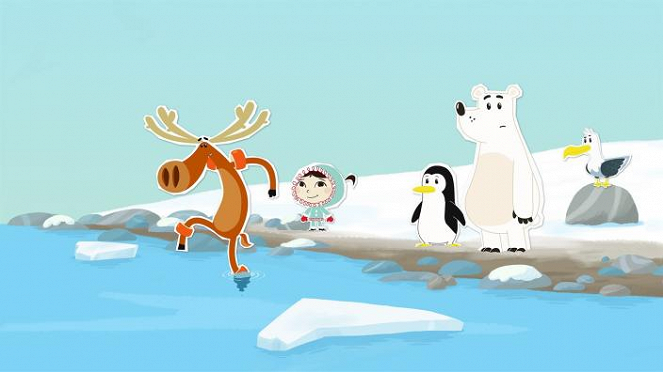 Inui - Abenteuer am Nordpol - Schwimmkurs für einen Elch - Filmfotos