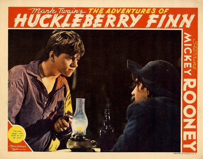 The Adventures of Huckleberry Finn - Lobbykaarten - Mickey Rooney