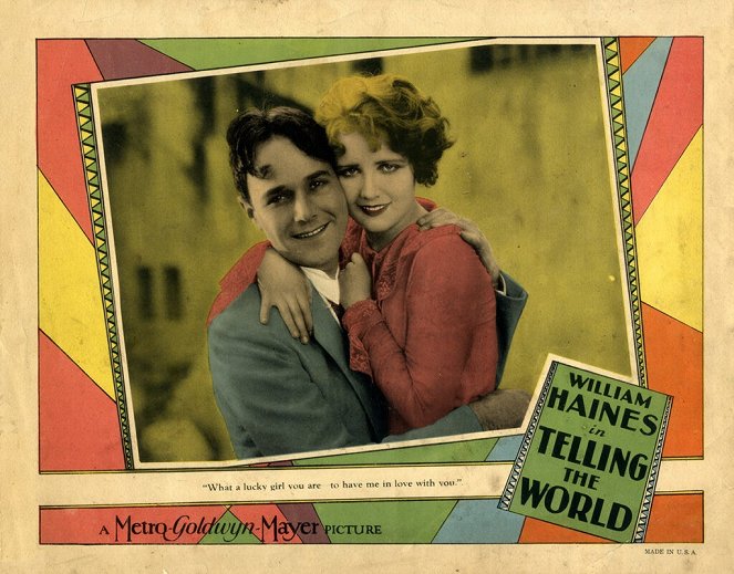 Telling the World - Lobby karty - William Haines, Anita Page