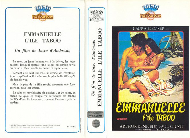 Emmanuelle : L'île taboo - Couvertures