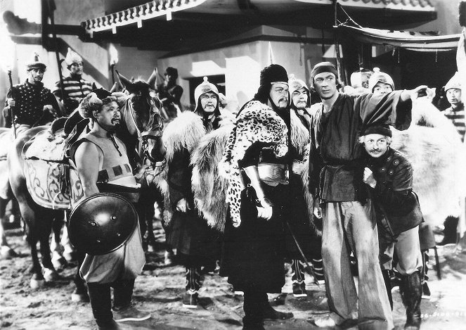 As Aventuras de Marco Polo - Do filme - Alan Hale, Gary Cooper
