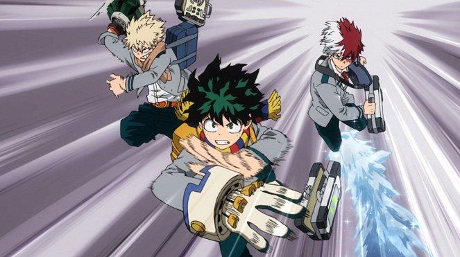 Boku no Hero Academia - Iza! Endevor džimušo - De la película