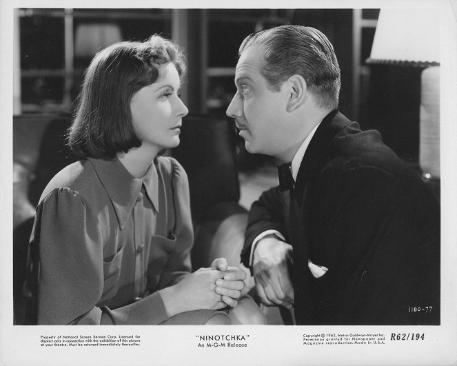 Ninotchka - Lobby karty - Greta Garbo, Melvyn Douglas