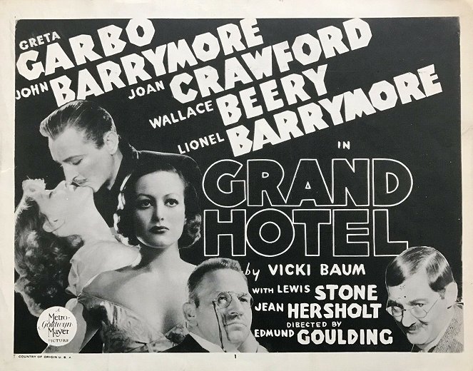 Grand Hotel - Lobby Cards
