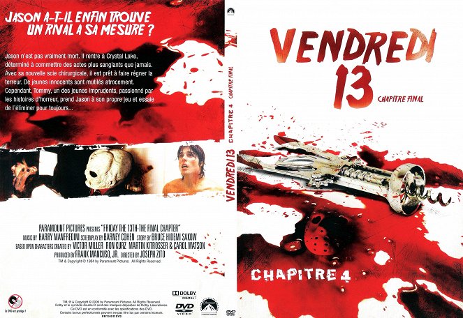 Friday the 13th: The Final Chapter - Covers