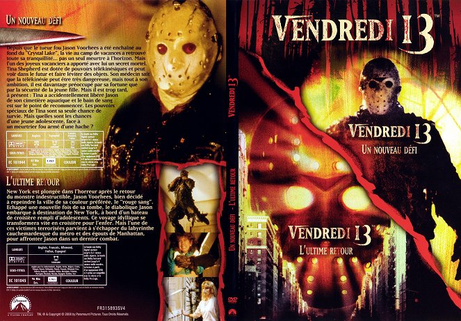 Friday the 13th Part VII: The New Blood - Covers
