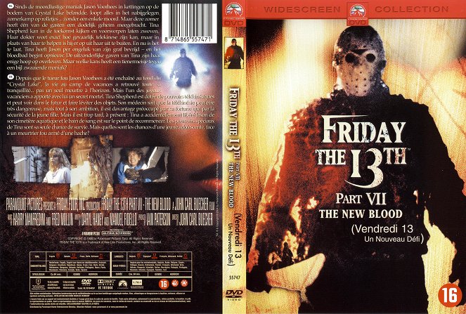 Friday the 13th Part VII: The New Blood - Covers