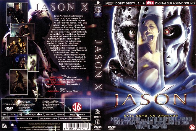 Jason X - Carátulas