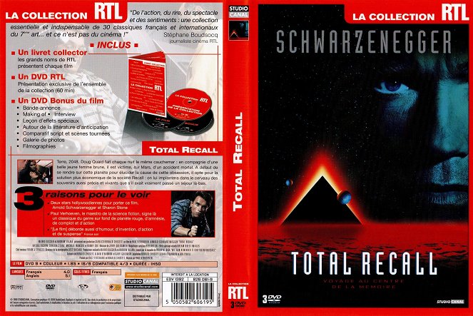 Total Recall - Couvertures