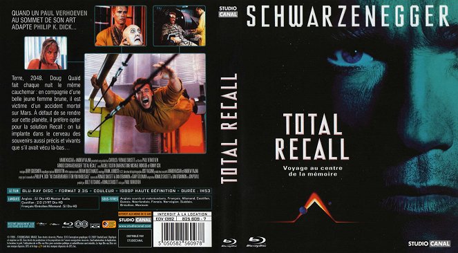 Total Recall - Couvertures