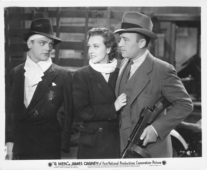 'G' Men - Lobbykaarten - James Cagney, Margaret Lindsay, Robert Armstrong