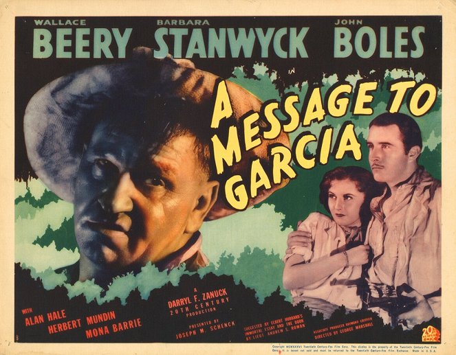 A Message to Garcia - Lobby Cards