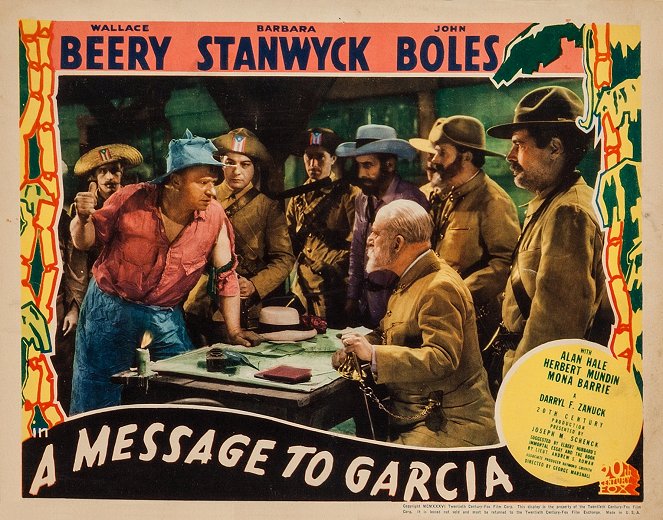 A Message to Garcia - Lobby Cards