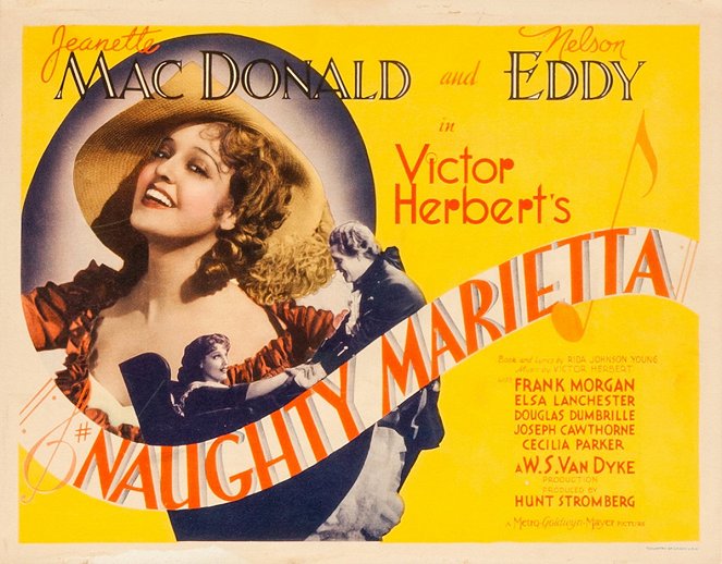 Naughty Marietta - Cartões lobby - Jeanette MacDonald