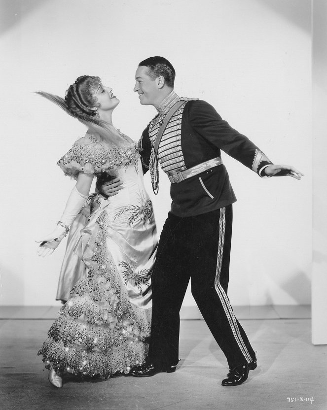 Die lustige Witwe - Werbefoto - Jeanette MacDonald, Maurice Chevalier