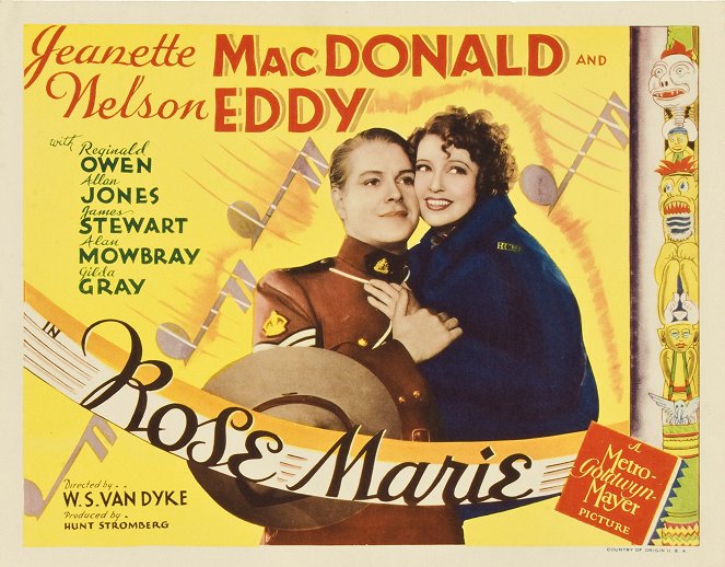 Rose-Marie - Cartões lobby - Nelson Eddy, Jeanette MacDonald