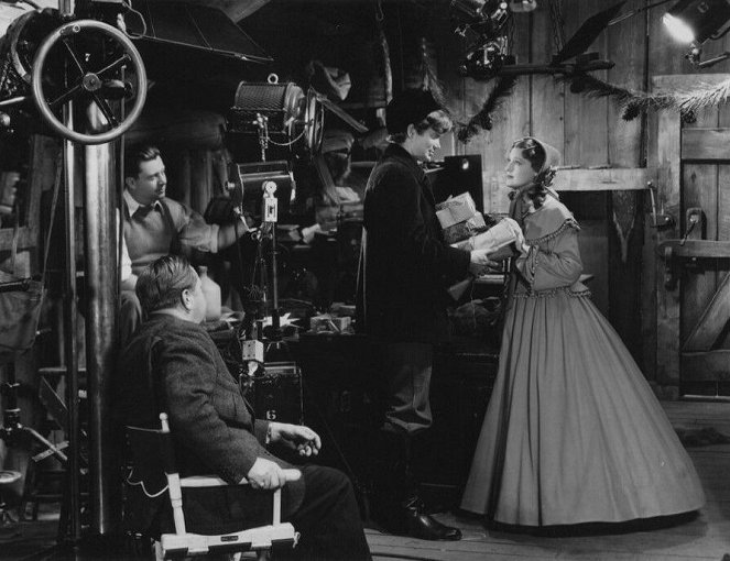 The Girl of the Golden West - Tournage - Buddy Ebsen, Jeanette MacDonald