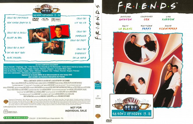 Friends - Season 2 - Capas