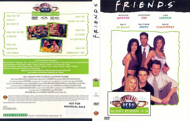 Friends - Season 2 - Capas