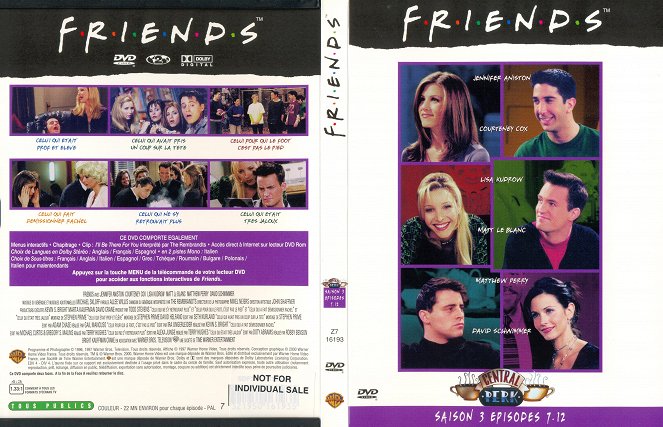 Přátelé - Série 3 - Covery