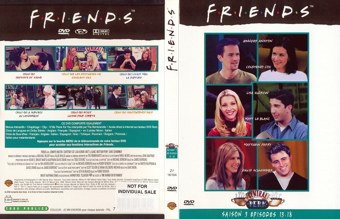 Friends - Season 3 - Couvertures