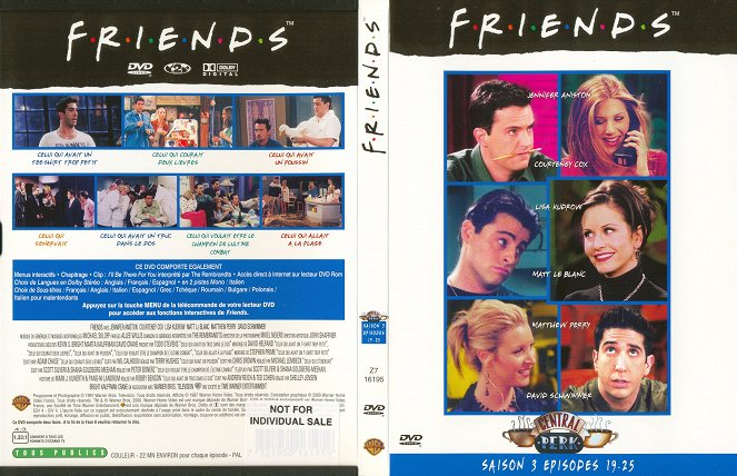 Przyjaciele - Season 3 - Okładki