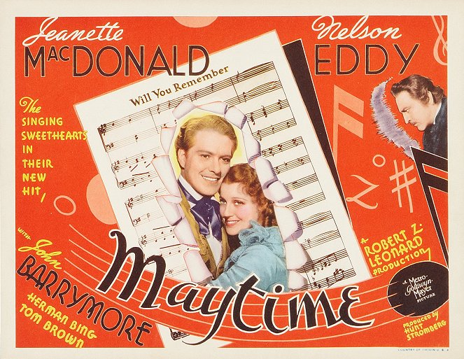 Maytime - Fotocromos - Nelson Eddy, Jeanette MacDonald