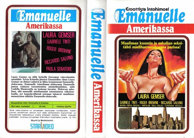 Emanuelle in America - Couvertures