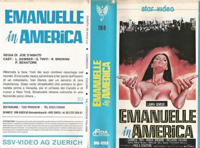 Emanuelle en América - Carátulas
