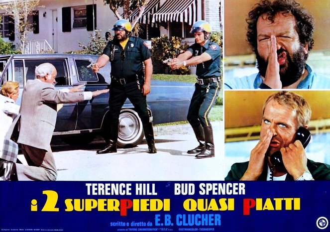 A Super Patrulha - Cartões lobby - Bud Spencer, Terence Hill