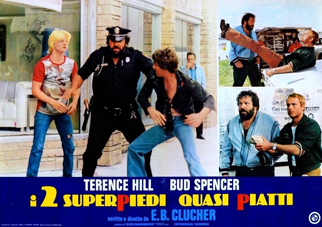 A Super Patrulha - Cartões lobby - Bud Spencer, Terence Hill