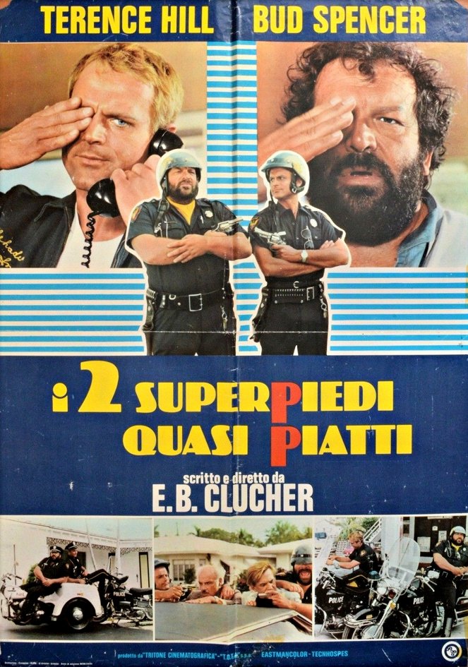 Crime Busters - Lobby Cards - Terence Hill, Bud Spencer