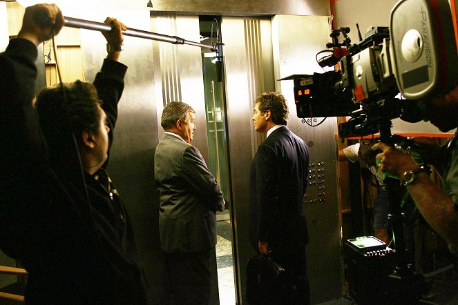 Boston Legal - Die Neue und das Biest - Dreharbeiten - William Shatner, James Spader