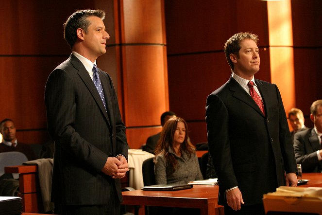 Boston Legal - Season 1 - Truth Be Told - Photos - David Starzyk, Rhona Mitra, James Spader