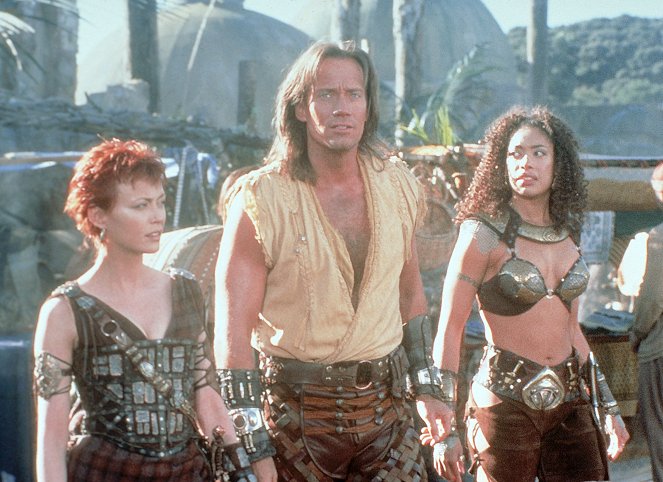 Hercules: The Legendary Journeys - Let There Be Light - Photos - Tamara Gorski, Kevin Sorbo, Gina Torres